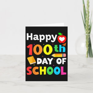100. Schultag 100 Schultage Karte