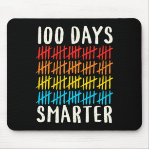 100. Schultag 100 Tage intelligenter Lehrer Stude Mousepad