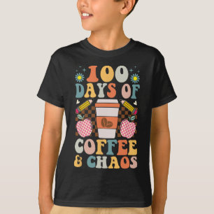 100. Schultag 100 Tage Kaffee für Lehrer T-Shirt