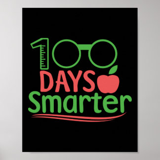 100. Schultag 100 Tage klüger Poster