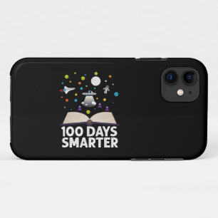 100. Schultag 100 Tage schlauer Bücher Weltraum  Case-Mate iPhone Hülle