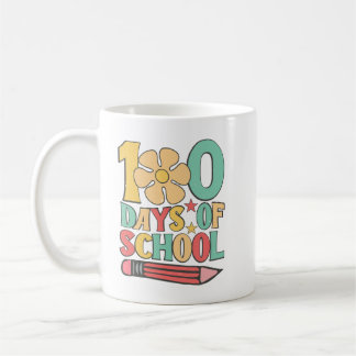 100 Schultag Kaffeetasse