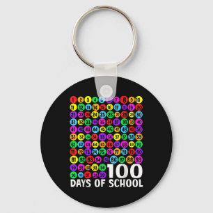 100. Schultag Kinder 100 Tage Mathematik Nu lernen Schlüsselanhänger