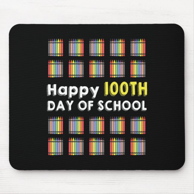 100. Schultag Spaß 100 Tage Mousepad (Vorne)