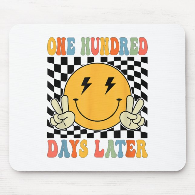 100. Schultag Späterer Kind Mousepad (Vorne)