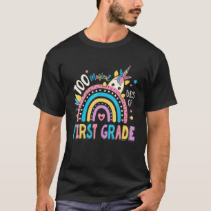 100. Schultag Unicorn 100 magische Tage T-Shirt