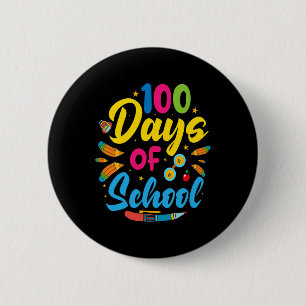 100 Schultage 100. Schultag Button