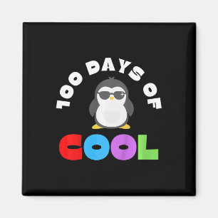 100 Schultage 100 Tage Coole Pinguinschule Magnet