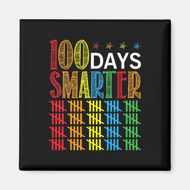 100 Schultage: 100 Tage klüger Magnet (Vorne)