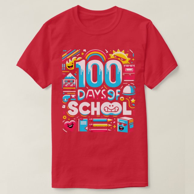 100 Schultage 3 T-Shirt (Design vorne)