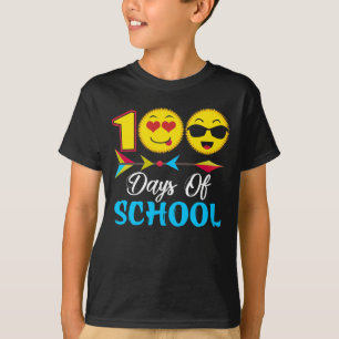 100 Schultage Emoji-Shirt T-Shirt