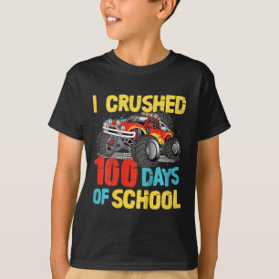 100 Schultage für Kleinkinder Kinder Monster T T-Shirt