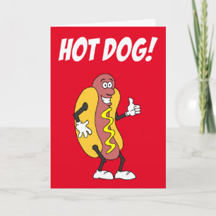 100 Schultage Hot Dog Karte