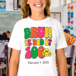 100 Schultage mit farbenprächtigem Text T-Shirt<br><div class="desc">Passen Sie den Text an, und erstellen Sie einfach Ihren personalisierten 100-Tage-T - Shirt. Klicken Sie auf DESIGN BEARBEITEN, um die anpassbare Textfarbe zu ändern. Sie können dieses Design auf andere Zazzle-Produkte übertragen und an die meisten Zazzle-Produkte anpassen. Standard Studio Designs werden in hochauflösender Grafik für einen beruflichen Druck erstellt....</div>