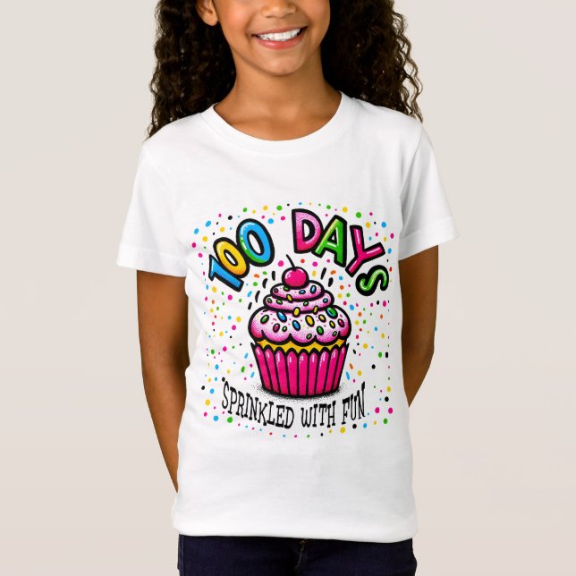 100 Schultage mit viel Spaß T-Shirt (Vorderseite)
