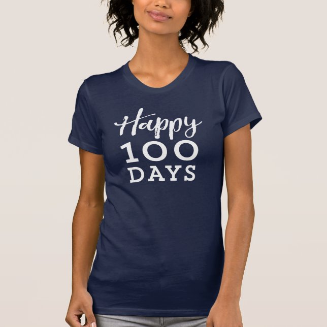 100 Schultage Shirt (Vorderseite)