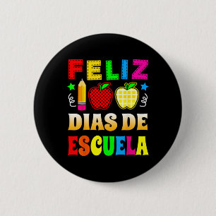 100 Schultage Spanisch - Feliz 100 Dias de Esc Button