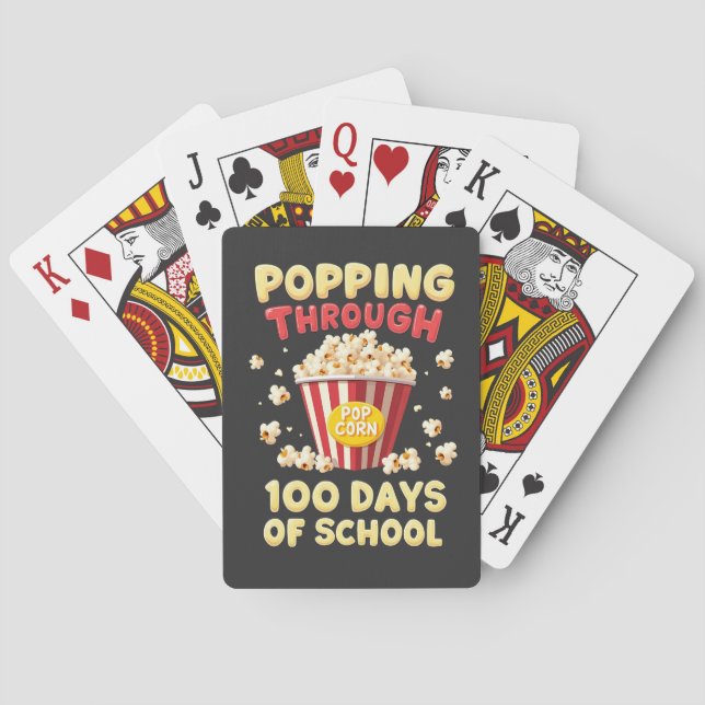 100 Schultage Spielkarten (Rückseite)