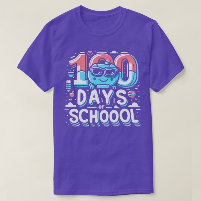 100 Schultage T-Shirt (Design vorne)