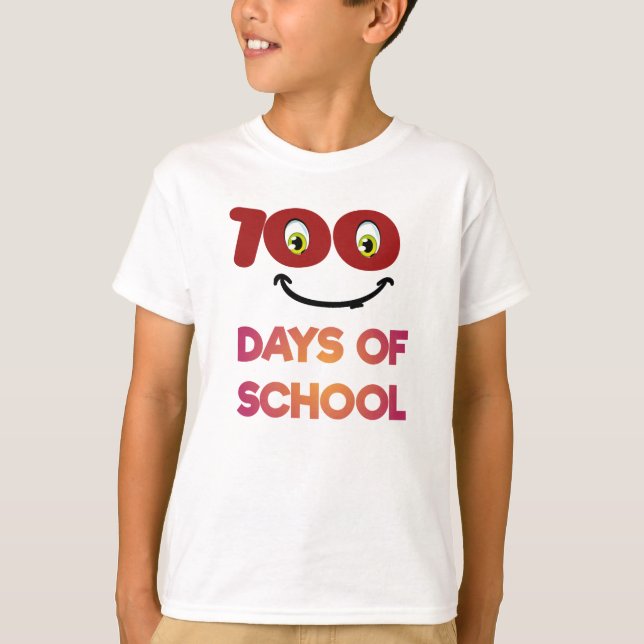 100 Schultage T-Shirt (Vorderseite)