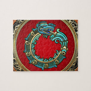 [100] Serpent God Quetzalcoatl [Jade]