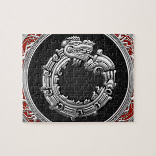 [100] Serpent God Quetzalcoatl [Silver]
