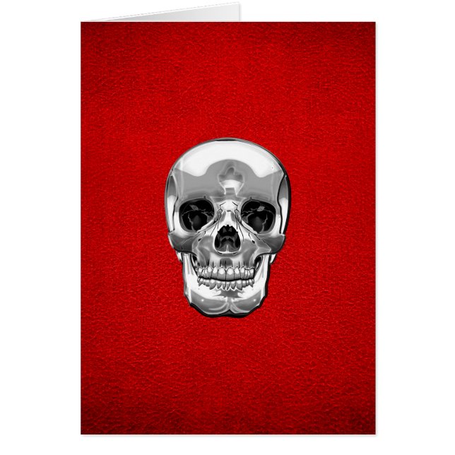 [100] Silver Human Skull (Vorne)