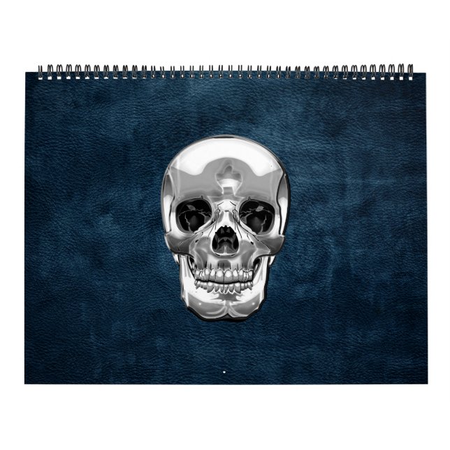 [100] Silver Human Skull Kalender (Titelbild)