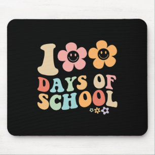 100. Tag der Schule Groovy Vintages Design für Stu Mousepad