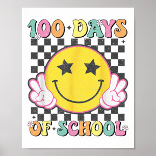 100. Tag der Schule Lehrer Kinder 100 Tage Schule Poster
