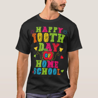 100. Tag des Zuhause School Lehrers 100 Tage T- T-Shirt