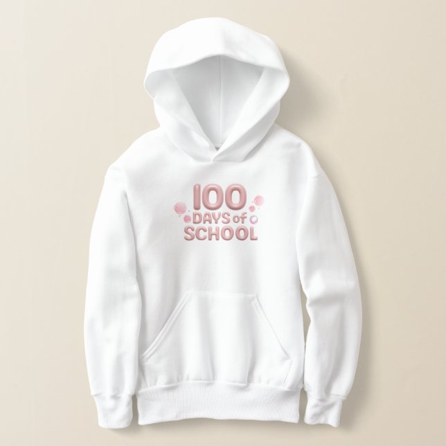 100. Tag Schul-Kinder Pullover Hoodie (Ablage )