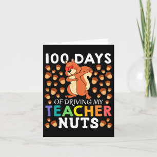 100 Tage, an denen ich meinen Lehrer führe, machen Karte