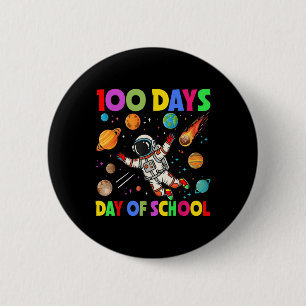 100 Tage Astronaut im Schulraum 100 Tage Button