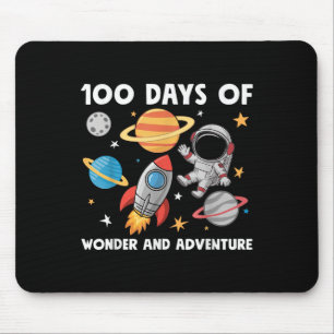100 Tage Astronautenraumjungs in der Schule Kinder Mousepad