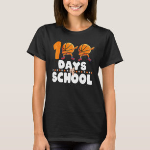 100 Tage Basketball-Schule 100. Tag Balls Geschenk T-Shirt