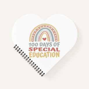 100 Tage Besondere Bildung 100 Schultage Boho Notizbuch