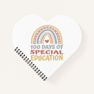100 Tage Besondere Bildung 100 Schultage Boho Notizbuch