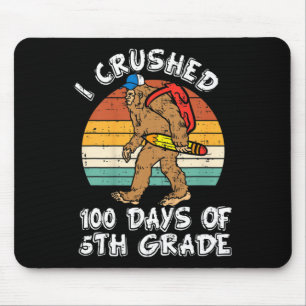 100 Tage Bigfoot der 5. Klasse am 100. Tag Mousepad
