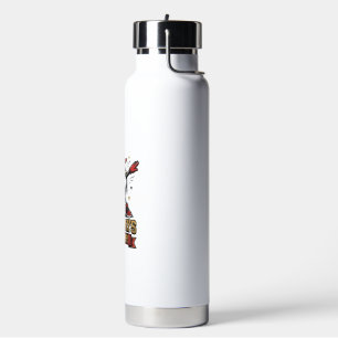 100 Tage Bruh Fußball Dabbing-Shirt-Design_1 Trinkflasche