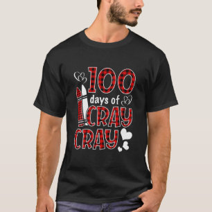 100 Tage Cray Cray Happy 100. Tag der Schule Buffa T-Shirt