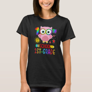 100 Tage der 1. Klasse Süße Eule 100. Schultag T-Shirt