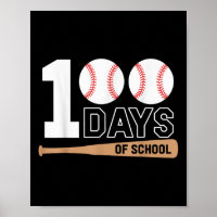 100 Tage der Schule Baseball 100. Schultag