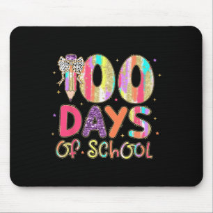 100 Tage der Schule Coquette Stift Bow Lehrer Gi Mousepad