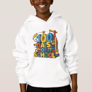 100 Tage der Schule explodieren! Kids Space Advent Hoodie