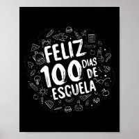 100 Tage der Schule Feliz Dias de Escuela Student 