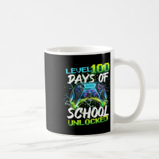 100 Tage der Schule unverschlossen Gamer Boy Girl Kaffeetasse