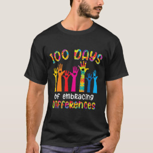 100 Tage der Übernahme von Differenzen Autismus SP T-Shirt