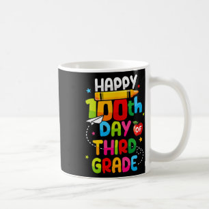 100 Tage des 3. Happy 100. Schullehrers Kaffeetasse