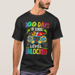 100 Tage Game-Spiel auf Schulstufe T-Shirt